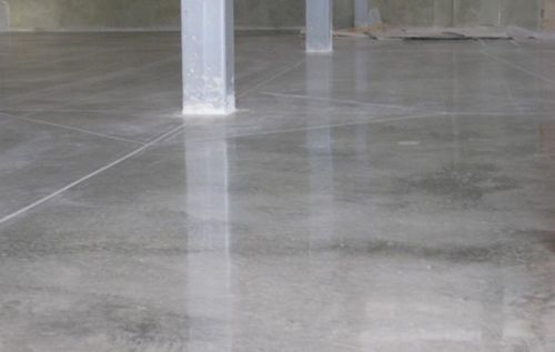 Внешний вид шлифованного бетонного пола